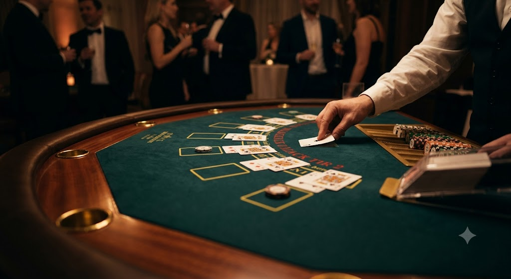 Casino Blackjack table